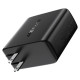 Acefast A96 PD100W GaN Charger (3 x USB-C + 1x USB-A) with US Plug - Black