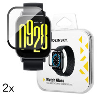 Wozinsky Full Glue Tempered Glass for Xiaomi Redmi Watch 5 Active (2 pcs.)