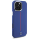 Mercedes Silicone Red Stripe MagSafe Case for iPhone 16 Pro Max - Navy Blue