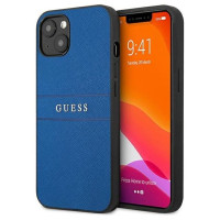 Guess Saffiano Strap Case for iPhone 13 mini 5.4" - Blue