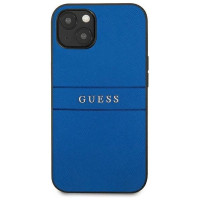 Guess Saffiano Strap Case for iPhone 13 mini 5.4" - Blue