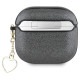 Guess Metallic Script Charm Case for AirPods 4 - Black