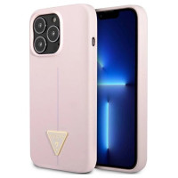 Guess Silicone Triangle Case for iPhone 13 Pro / 13 6.1" - Purple