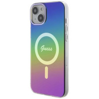 Guess IML Iridescent MagSafe case for iPhone 15 Plus / 14 Plus 6.7" - multicolor