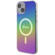 Guess IML Iridescent MagSafe case for iPhone 15 Plus / 14 Plus 6.7" - multicolor
