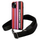 Karl Lagerfeld Color Stripes Strap Case for iPhone 14 Plus / 15 Plus 6.7" - Pink