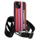 Karl Lagerfeld Color Stripes Strap Case for iPhone 14 Plus / 15 Plus 6.7" - Pink