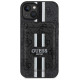 Guess 4G Stripes case with Magsafe wallet for iPhone 15 black