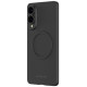 Amazingthing Minimal Air Case with Magnetic Ring for Samsung Galaxy S25 Edge - Black