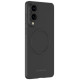 Amazingthing Minimal Air Case with Magnetic Ring for Samsung Galaxy S25 Edge - Black