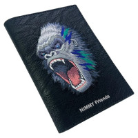 Nimmy Raptor Gorilla Passport/Wallet Case - Black