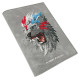 Nimmy Raptor Lion Passport/Wallet Case - Gray