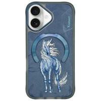 Nimmy Magnetic Fantasy Animal MagSafe Case for iPhone 16 - Blue