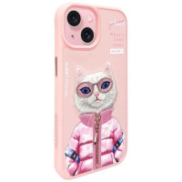 Nimmy Cool&Cute 2.0 Cat Case for iPhone 15 - Pink