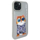 Nimmy Glasses Cool Cat iPhone 15 Case - Gray