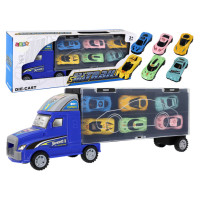 Lean Toys* Auto-treileris ar 6 mašīnām 77931