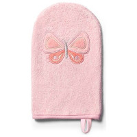Babyono Bambusa cimdiņš bērna mazgāšanai BabyOno 347/07 pink butterfly