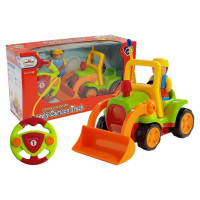 Lean Toys* Buldozers ar pulti-stūri 07819