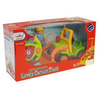 Lean Toys* Buldozers ar pulti-stūri 07819