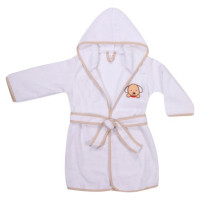Duet Baby Halāts frotē White Dog 104/110 cm (44689) [A]