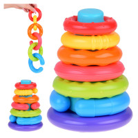 Jokomisiada Piramīda-riņķīši 18 cm ZA5283