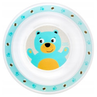 Canpol Babies Plastmasas bļoda CUTE ANIMALS 4/412 turkus