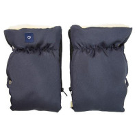 Zaffiro (Womar) Ratiņu cimdi-mufta WOOL (divdaļīgie) GRAPHITE  Womar M-016