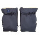 Zaffiro (Womar) Ratiņu cimdi-mufta WOOL (divdaļīgie) GRAPHITE  Womar M-016