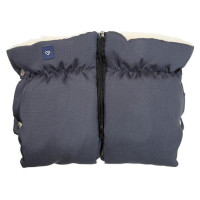 Zaffiro (Womar) Ratiņu cimdi-mufta WOOL (divdaļīgie) GRAPHITE  Womar M-016