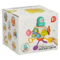 KIK Sensora rotaļlieta-zobgrauznis 8-in1 Montessori KX3611 [A]
