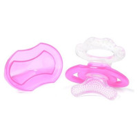 Babyono Silikona zobu riņķis-masētājs BabyOno 1008/02 pink