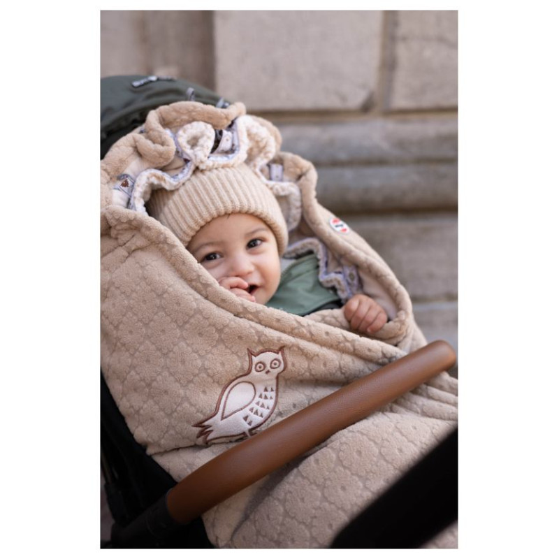 Lodger Bunker Folklore Fleece vissezonas guļammaiss, Beige - BK 630