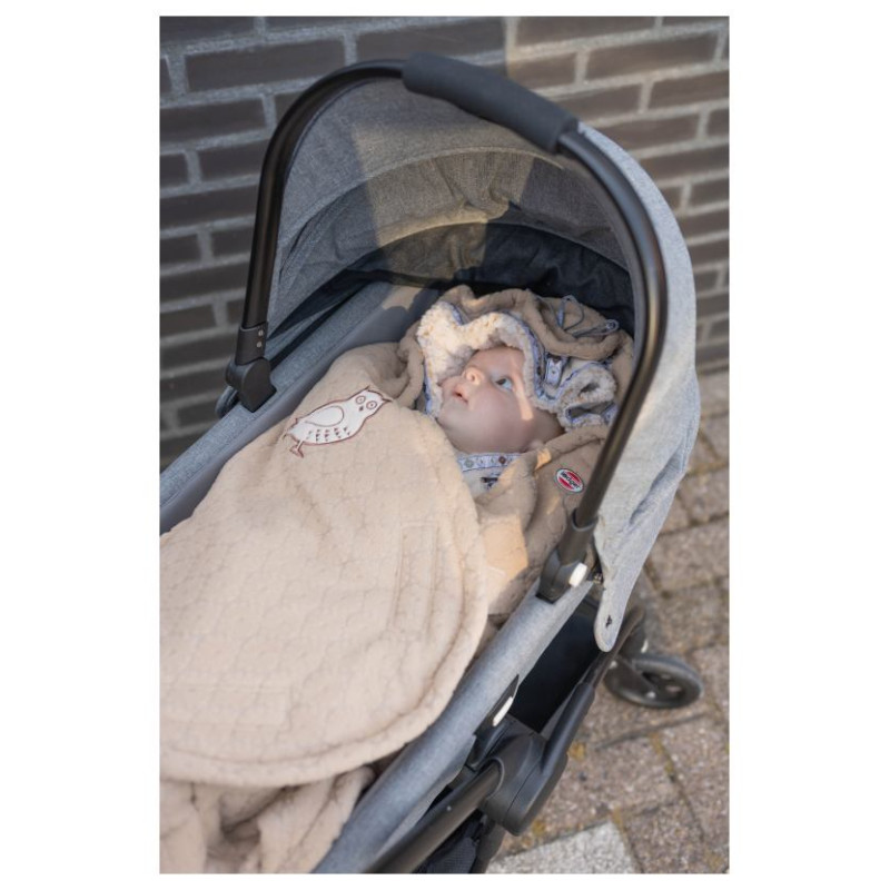 Lodger Bunker Folklore Fleece vissezonas guļammaiss, Beige - BK 630