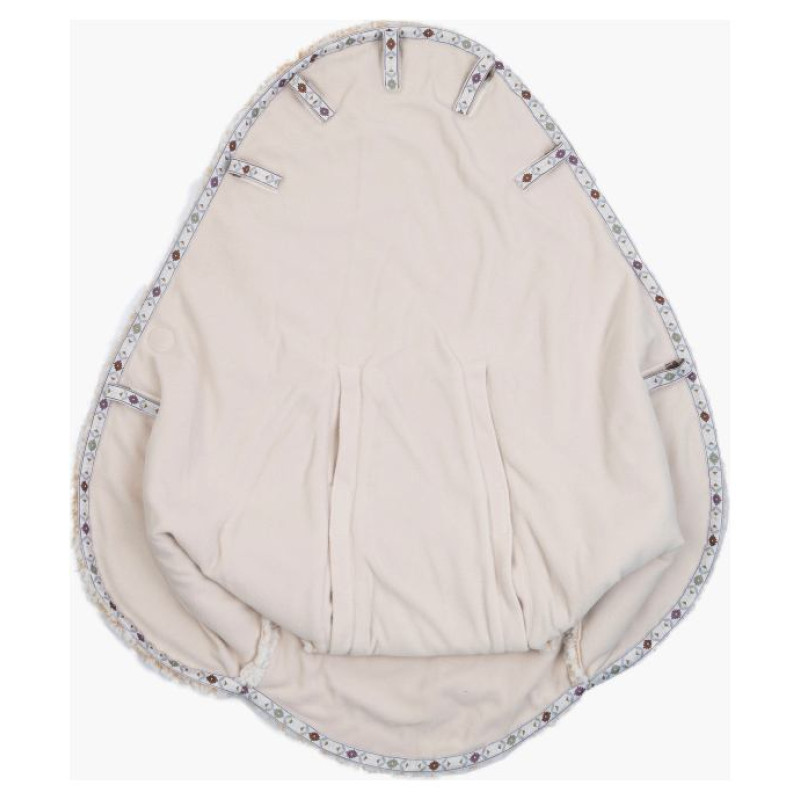 Lodger Bunker Folklore Fleece vissezonas guļammaiss, Beige - BK 630