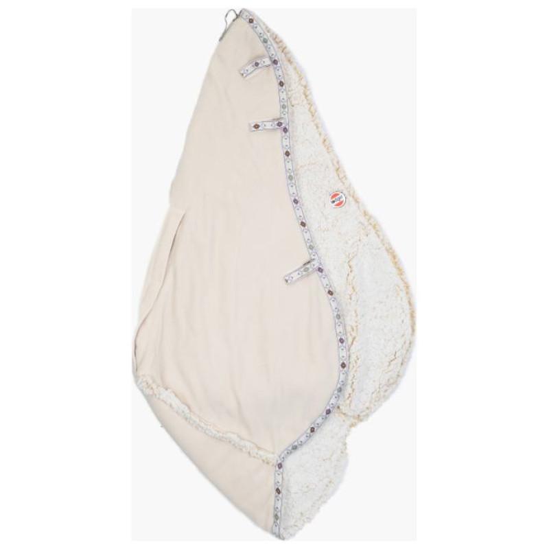 Lodger Bunker Folklore Fleece vissezonas guļammaiss, Beige - BK 630