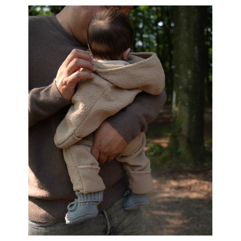 Lodger Skier Teddy kombinezons, 3-6 mēn., 68.izm., Beige - SKT 630_3-6