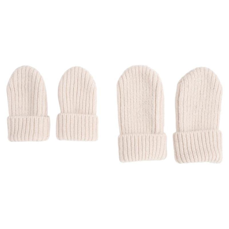 Lodger Mittens Folklore Merino vilnas bērnu cimdiņi, Birch, 0-12m - MTM 599_0-12