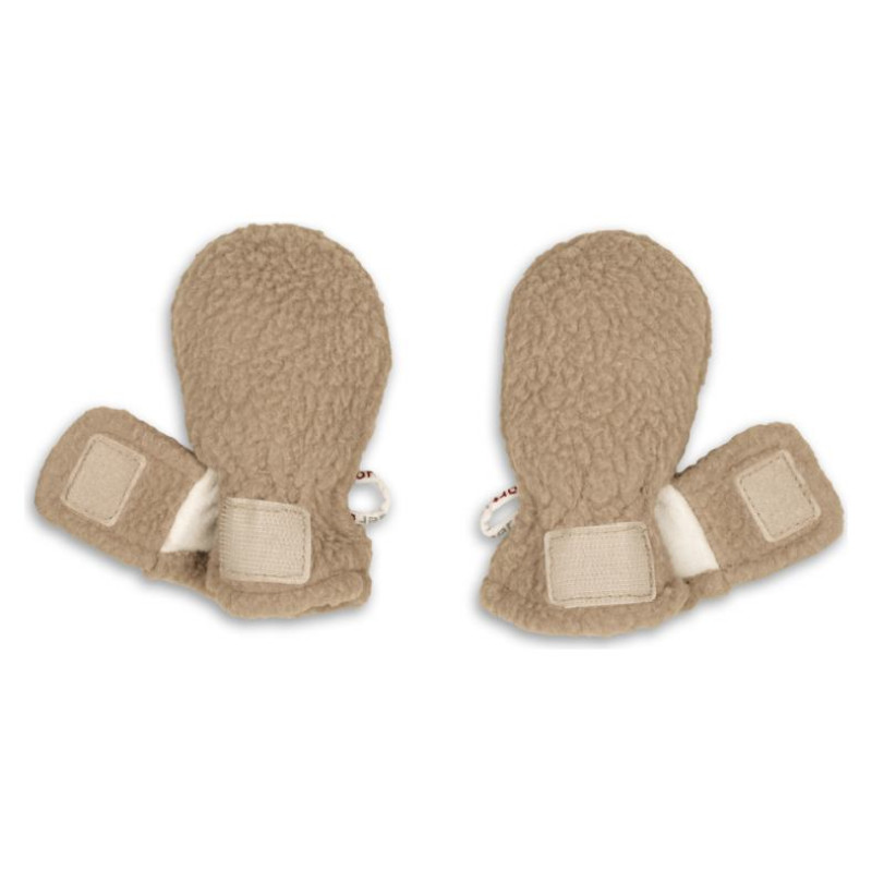 Lodger Mittens Teddy bērnu cimdiņi, Beige, 0-12m - MTT 630_0-12