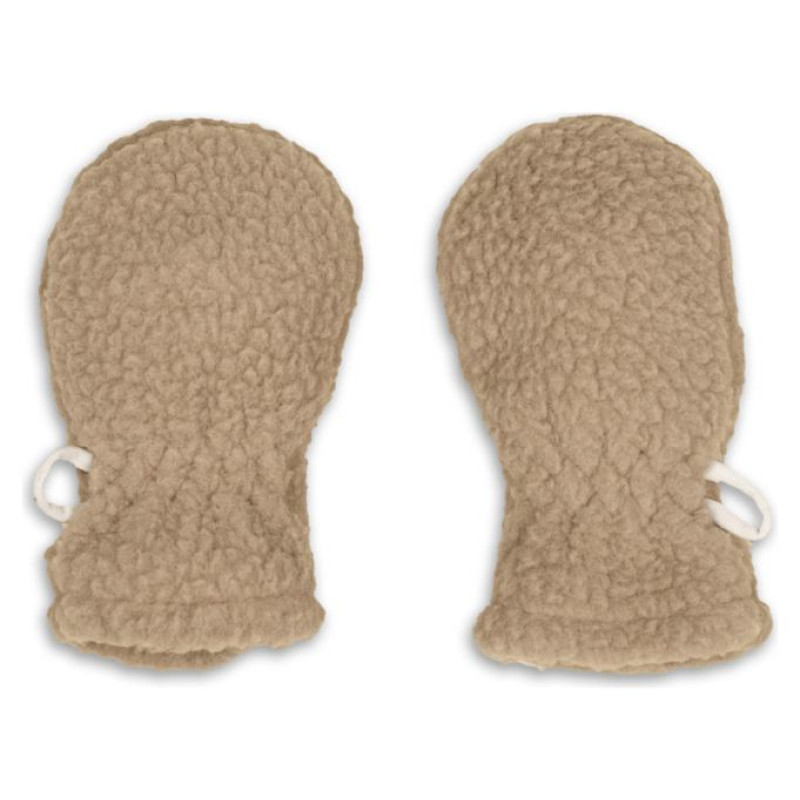 Lodger Mittens Teddy bērnu cimdiņi, Beige, 0-12m - MTT 630_0-12