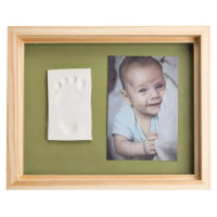 Baby Art Pure Frame wooden komplekts mazuļa pēdiņu vai rociņu nospieduma izveidošanai - 3601092030