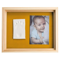 Baby Art Pure Frame wooden komplekts mazuļa pēdiņu vai rociņu nospieduma izveidošanai - 3601092030