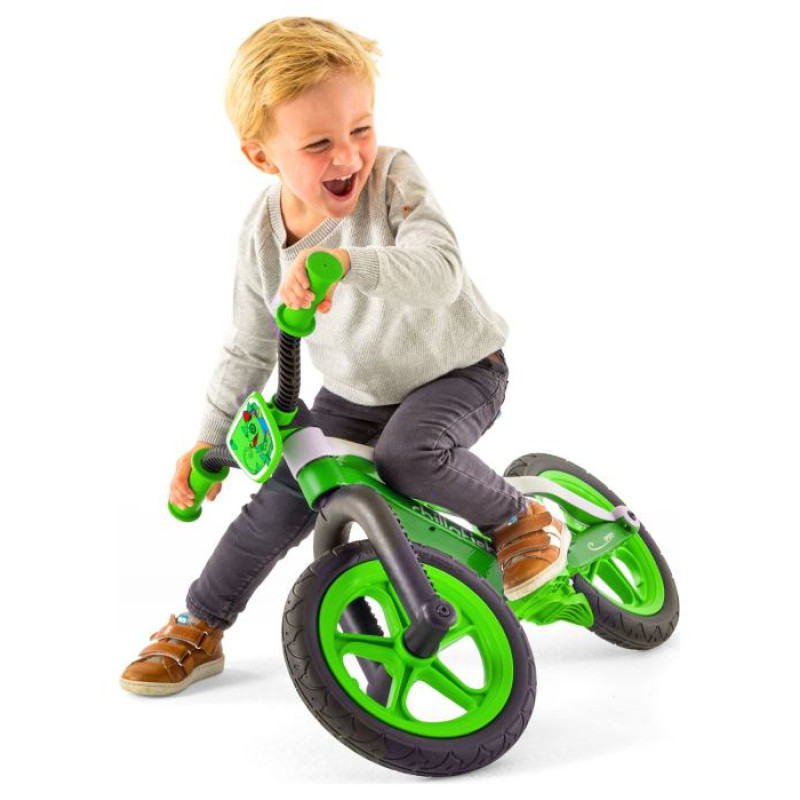 Chillafish BMXie 2 līdzsvara velosipēds no 2 līdz 5 gadiem, zaļ&scaron; - CPMX02LIM