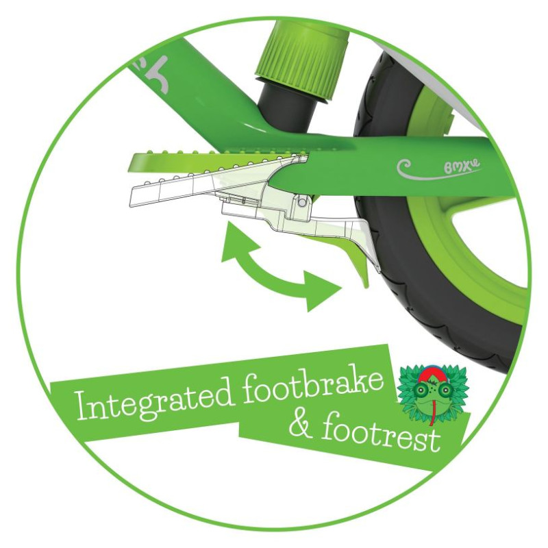 Chillafish BMXie 2 līdzsvara velosipēds no 2 līdz 5 gadiem, zaļ&scaron; - CPMX02LIM