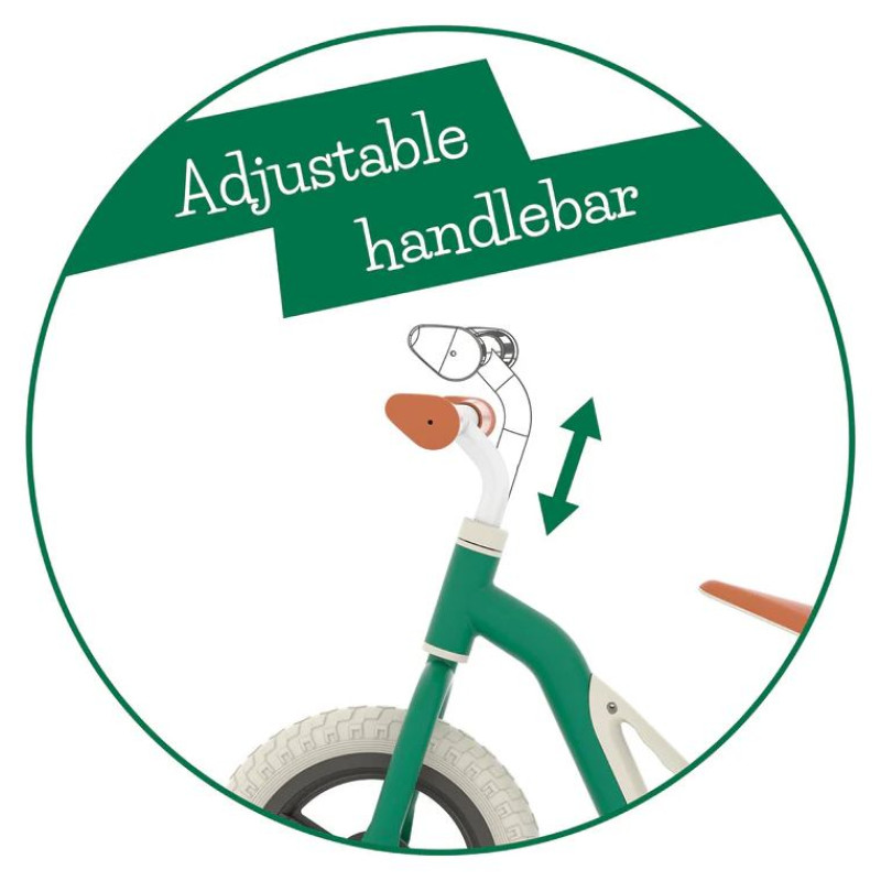 Chillafish Charlie 10"  līdzsvara velosipēds, forest, no 1,5  līdz 4 gadiem - CPCH01FOR