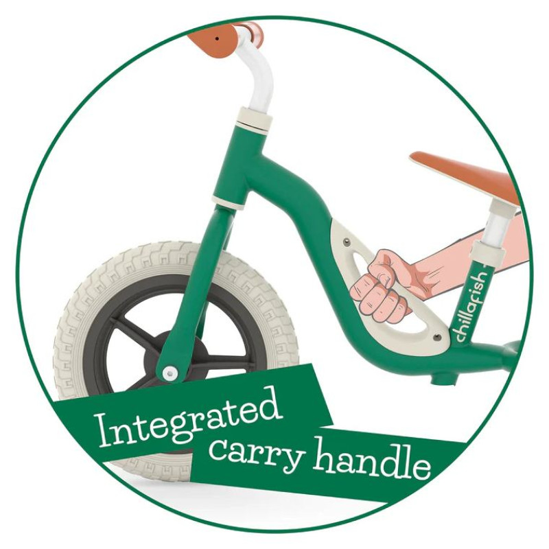 Chillafish Charlie 10"  līdzsvara velosipēds, forest, no 1,5  līdz 4 gadiem - CPCH01FOR