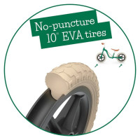 Chillafish Charlie 10"  līdzsvara velosipēds, forest, no 1,5  līdz 4 gadiem - CPCH01FOR