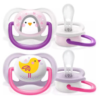 Philips Avent māneklītis Ultra Air Animals, 0-6M (2 gab), meitenēm - SCF080/06