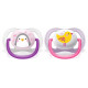Philips Avent māneklītis Ultra Air Animals, 0-6M (2 gab), meitenēm - SCF080/06