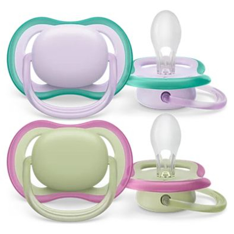 Philips Avent māneklītis Ultra Air Neutral, 0-6M (2 gab), meitenēm - SCF085/24