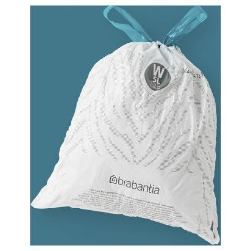 Brabantia atkritumu tvertņu maisiņi, 5 l, (W) (40 gab) - 137846